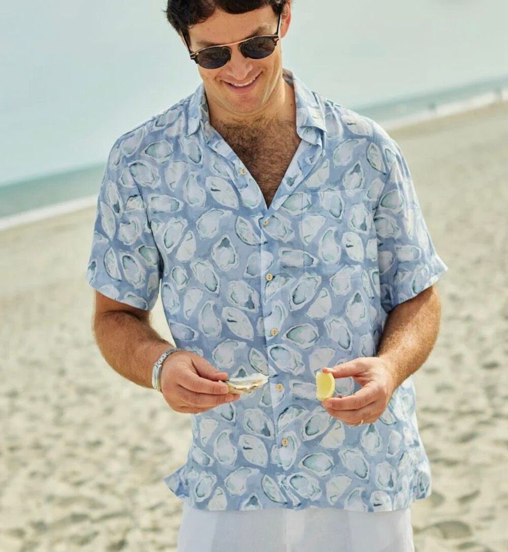 Kenny Flowers “The Nanshucket” short sleeve button down shirt - L